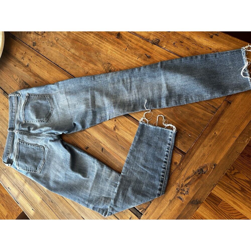 Gap 1969 Vintage True Skinny Mid Rise Raw Hem Women’s Size 27 Jeans Pants - Picture 13 of 16